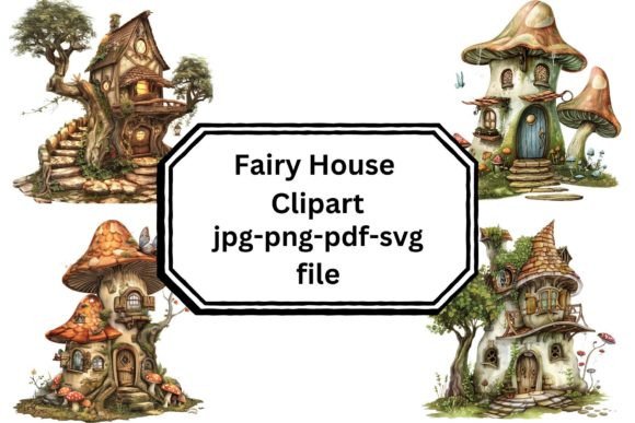 Fairy House Clipart: A Creative Resource for Whimsical Design Projects