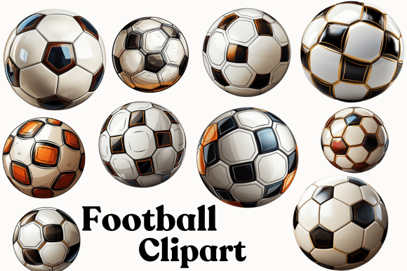 Football Clipart: Enhance Your Creative Projects with Versatile Designs