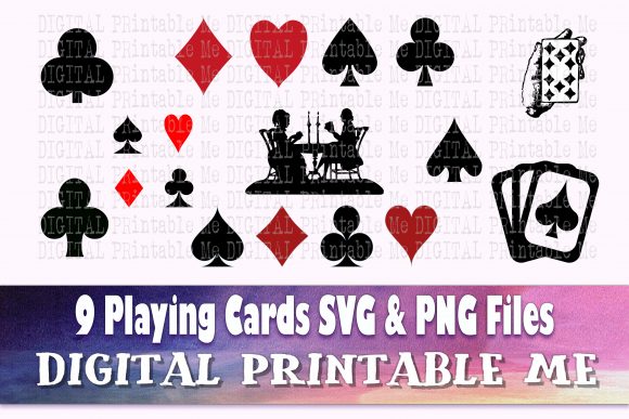 Playing Cards Silhouette: Creative Uses for a Poker Deck SVG Set