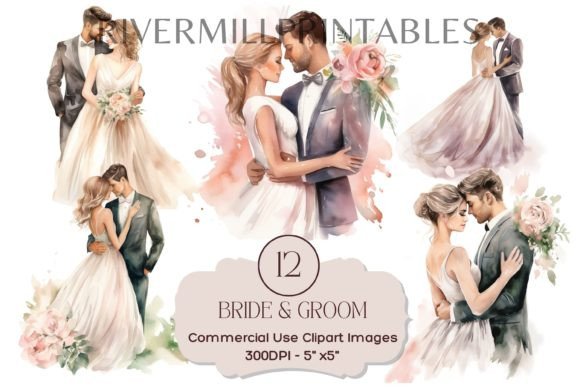 Professional Review: Bride Groom Wedding Clipart for Creative Projects
