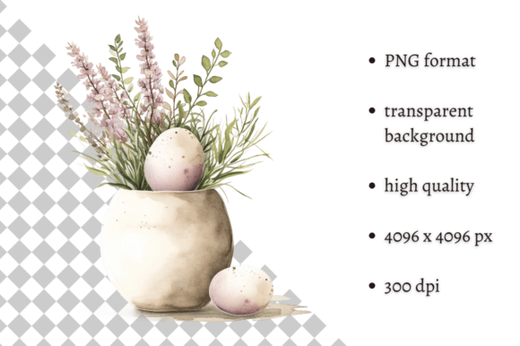 Watercolor Easter Illustration PNG: A Versatile Design Resource