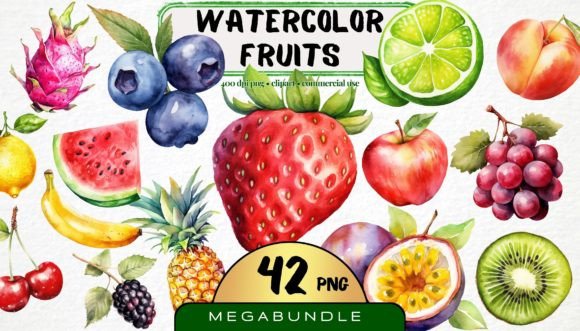 Watercolor Fruit Clipart Bundle: A Practical Resource for Creative Professionals